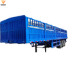 High Quality 3 Axles 40 FT Load 30-60Ton Animal Transport Goods Dropside Fence Stake Cargo Semi Trailer From China