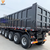 6 Axle Rear Dumper Tipper Trailer 80 Tons 120 Ton Dumper Semi Trailer Six-axle Tipper Dump Semitrailer