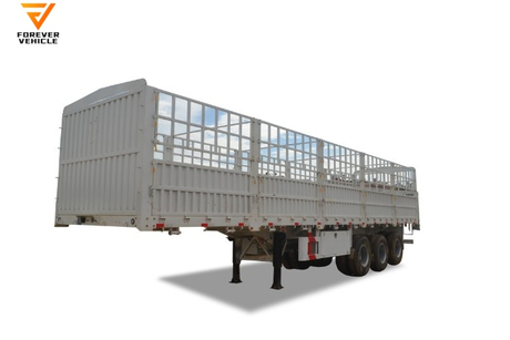 3 Axle 20ft 40ft Side Wall Cargo Fence Wall Truck Side Board Semi Transport Trailer