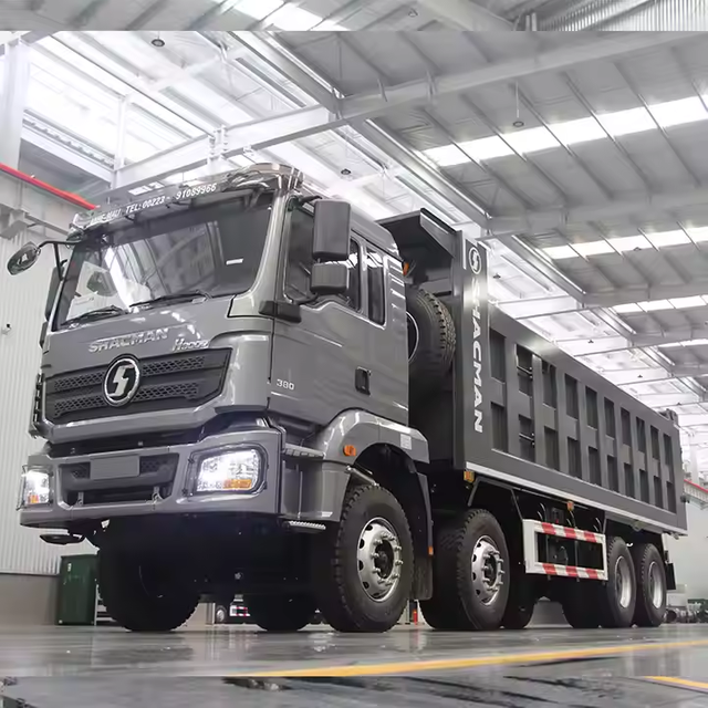 SHACMAN H3000 12 Wheel Dump Truck Heavy Duty 8x4 10m Capacity Tipper Truck Manual Diesel Left Steering 