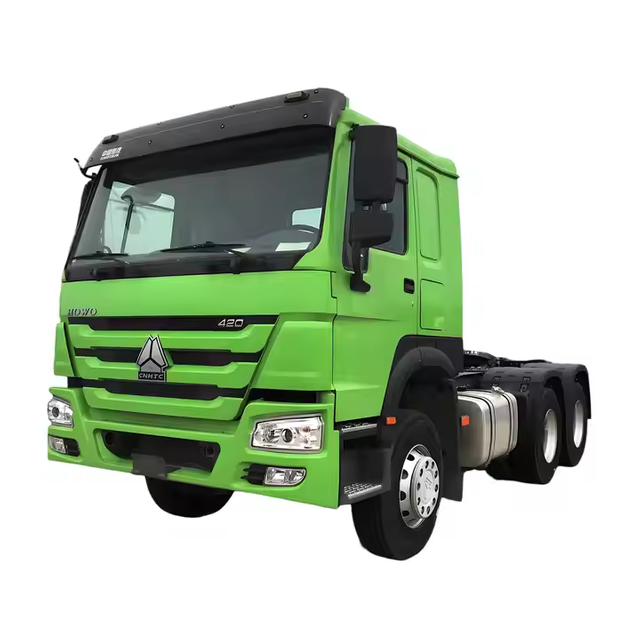 HOWO 6x4 Tractor Truck 371 375 420HP Diesel Fuel Automatic Transmission 6x4 Drive Wheel Heavy Truck Tractor Head