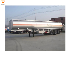 45cbm 3 Compartments 4000-60000 Litres Gasoline Diesel Aluminum Alloy Oil Tank Fuel Tanker Semi Trailer