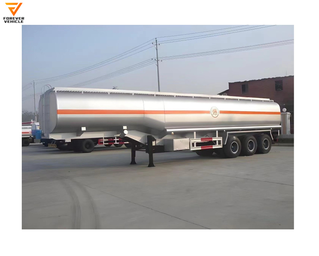 45cbm 3 Compartments 4000-60000 Litres Gasoline Diesel Aluminum Alloy Oil Tank Fuel Tanker Semi Trailer