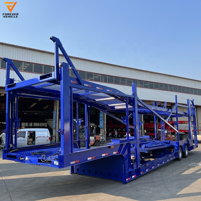 Double Deck 8 Seat Car Carrier Semi Trailer Detachable 8 Place Car Delivery Semi Trailer
