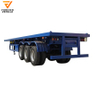 Brand New Semi-trailer 3-axle Flat Bed Semitrailer 40ft 20ft Container Logistic Transportation Truck 40ton Semi Trailer