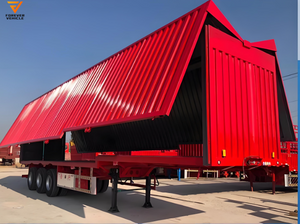 3 Axle 30/40 Tons Logistics Single Or Double Wing Van Semi Trailer