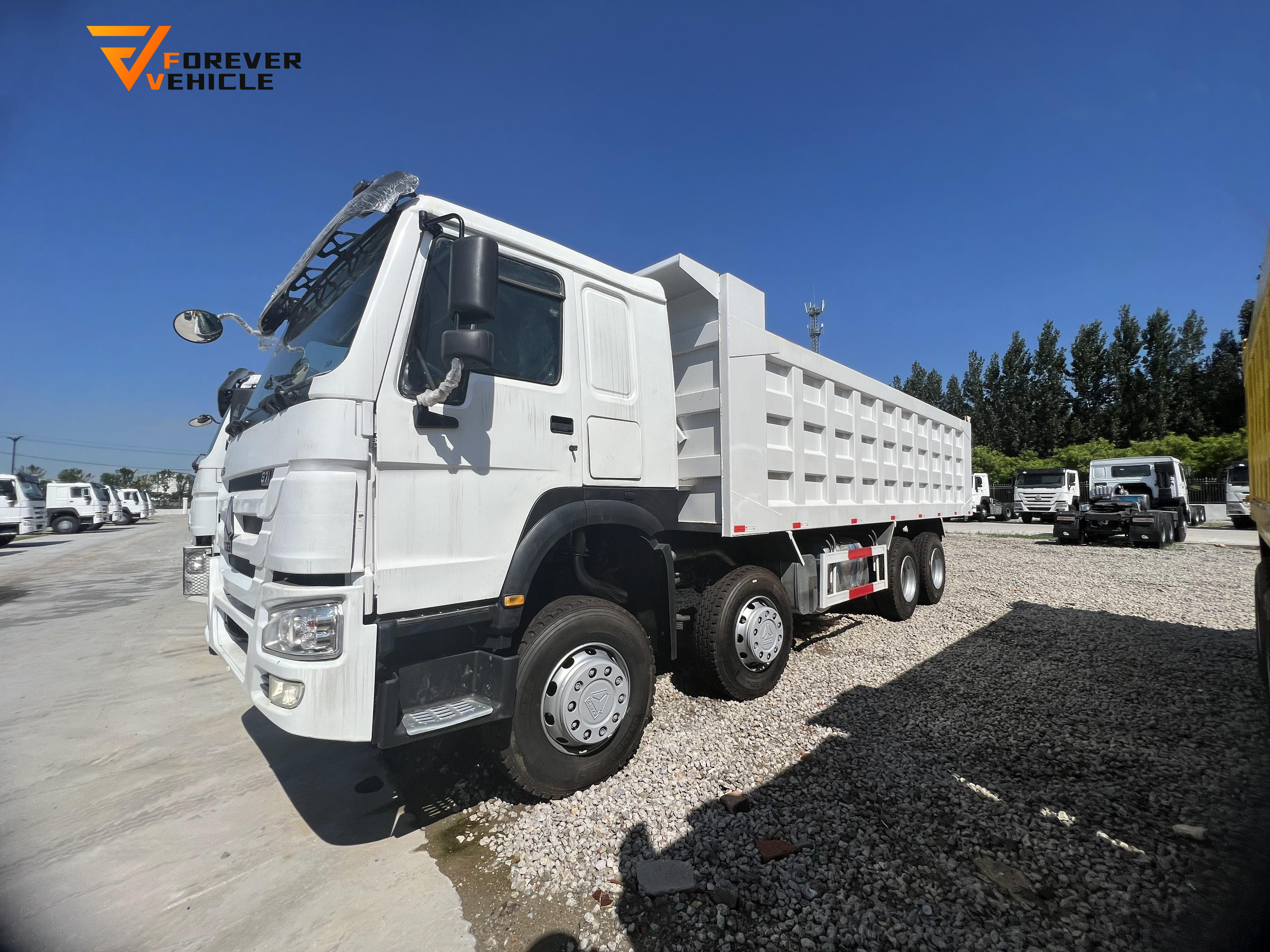 HOWO Wholesale Cheap 50 Ton Tipper 8X4 30M3 China Howo Used Dump Truck for Sale