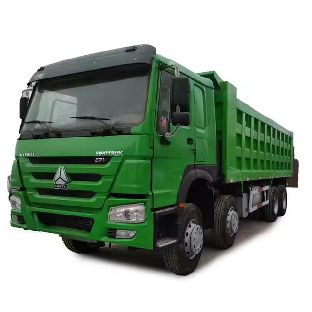 Used SINOTRUK HOWO 8x4 Dump Truck 30tons Second Hand Truck Left Hand Drive Tipper Truck