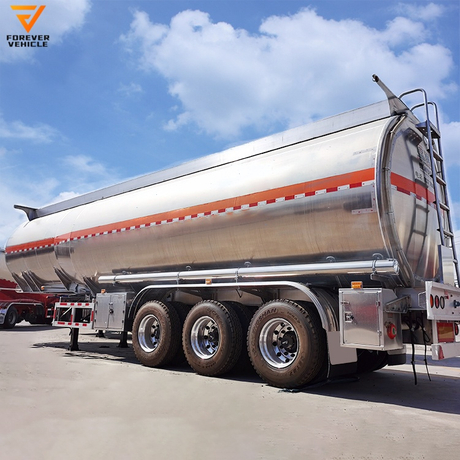 Factory Direct Sale Tri-axle 3 Axles 8000 Gallon Aluminum Fuel Tanker Trailer With Low Price