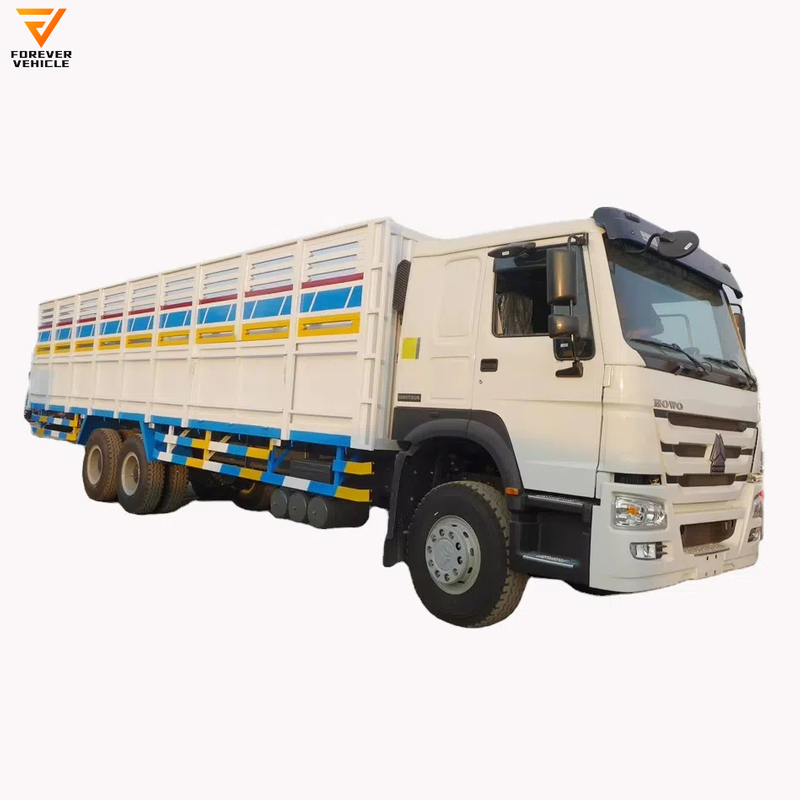 Sinotruk HOWO 6X4 30/50T Cargo Truck With Drawbar Trailer Full Trailer Fence Side Wall Full Trailers