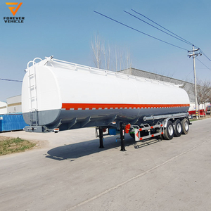 3 Axle Stainless Steel Water Tank Trailer Semi-trailer