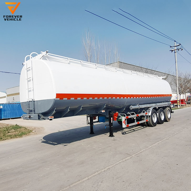 3 Axle Stainless Steel Water Tank Trailer Semi-trailer