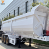 3 Axles U Type 40 50 Tons Front Lifting Rear Tipper Dump Truck Semi Trailer