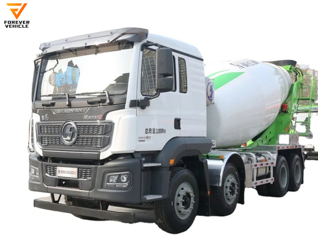 Shacman 8*4 10m3 Concrete Mixing Truck M3000s Cement Mixer Truck for Construction And Cement Delivery