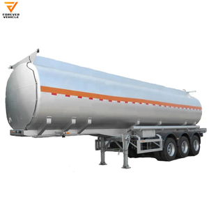 3 Axles 55cbm Aluminum Tanker 3000L To 45000L Fuel Oil Diesel Tanker Semi Trailer for Truck Transportation
