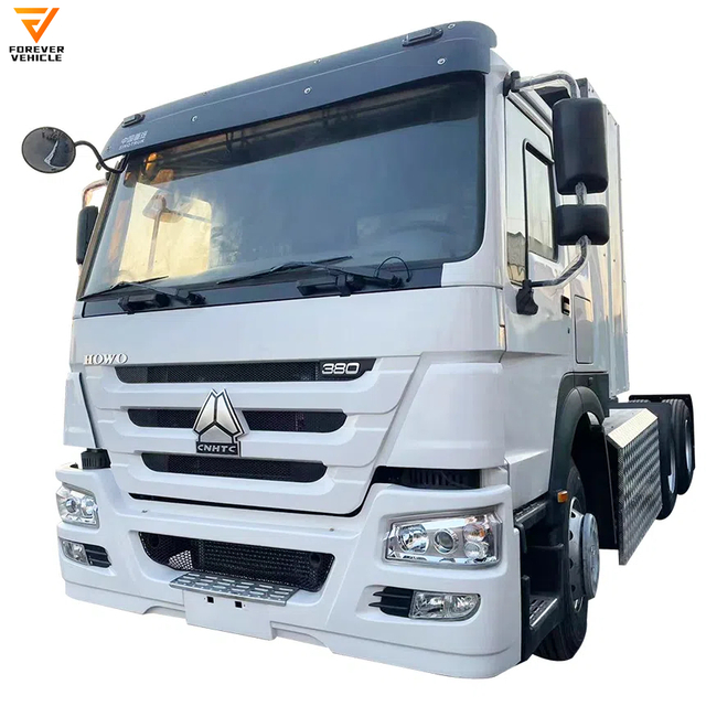 HOWO CNG 380hp Professional 6X4 Trailer Headtruck Manual Transmission Second Hand Trailer Head