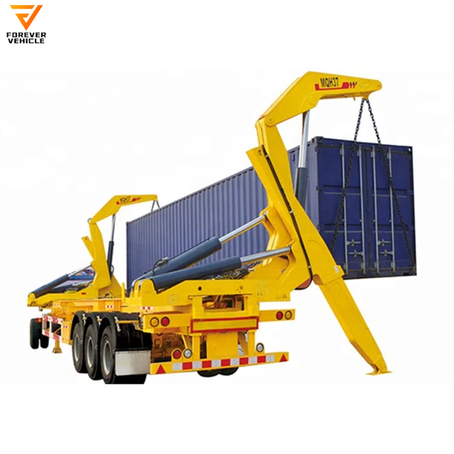 High Quality 3 Axles 20 Ft 40 Feet Container Self Loader Trailer Side Lifter Semi Trailer for Sale