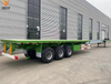 Extendable Semi Trailer Extensible Trailer Pull-out Flatbed Trailer 30tons