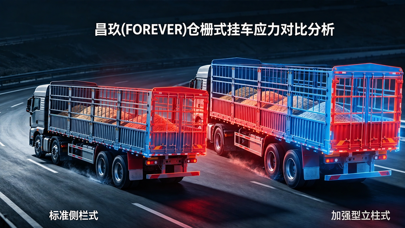 Side-Wall vs. Fence Cargo Trailer Structural Dynamics for Bulk Freight