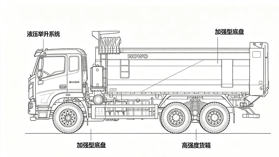 Basic Definition & Working Principle of Dump Truck