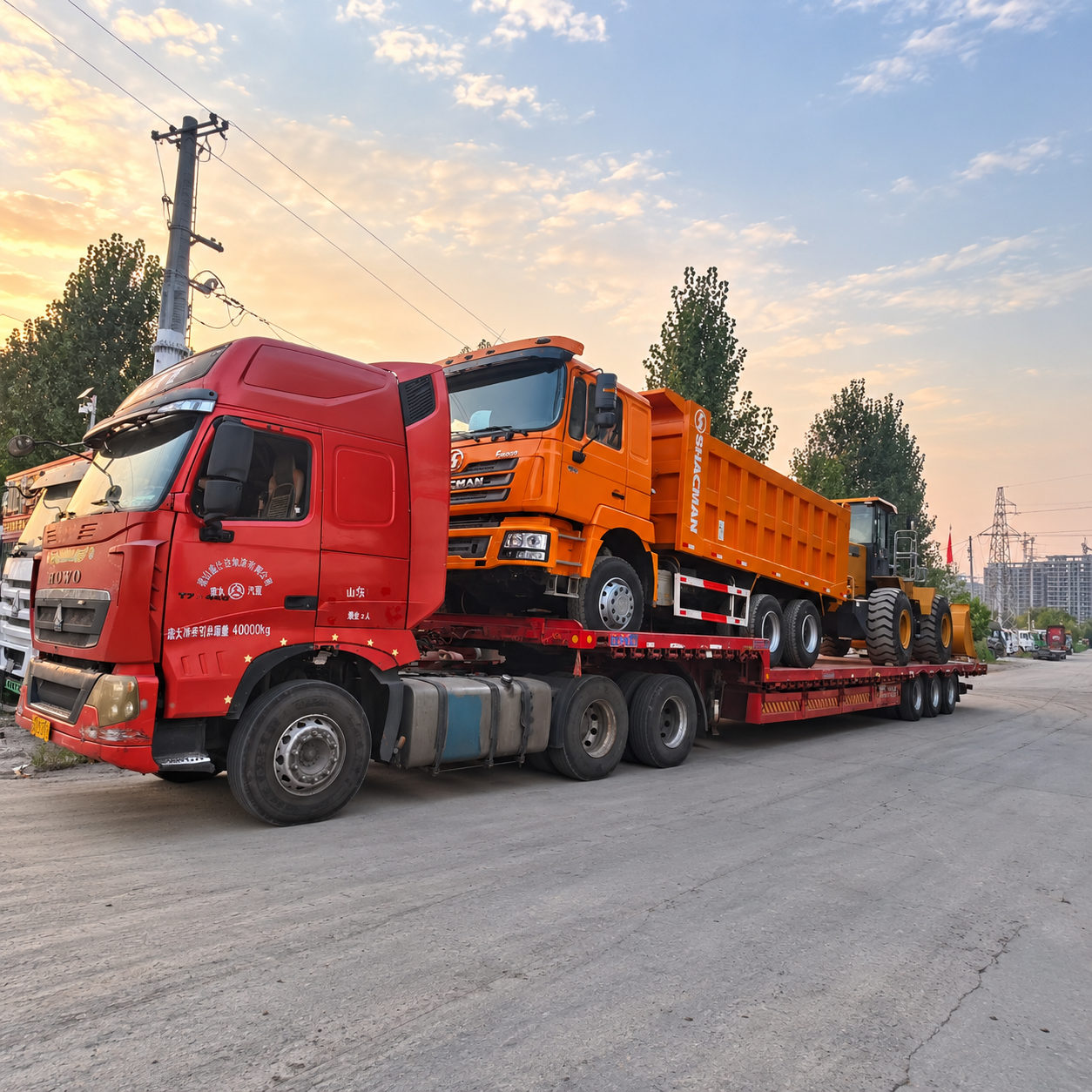 2 Units of SINOTRUK HOWO 4x2 15,000L Water Tanker Trucks Prepared for Export to Gabon