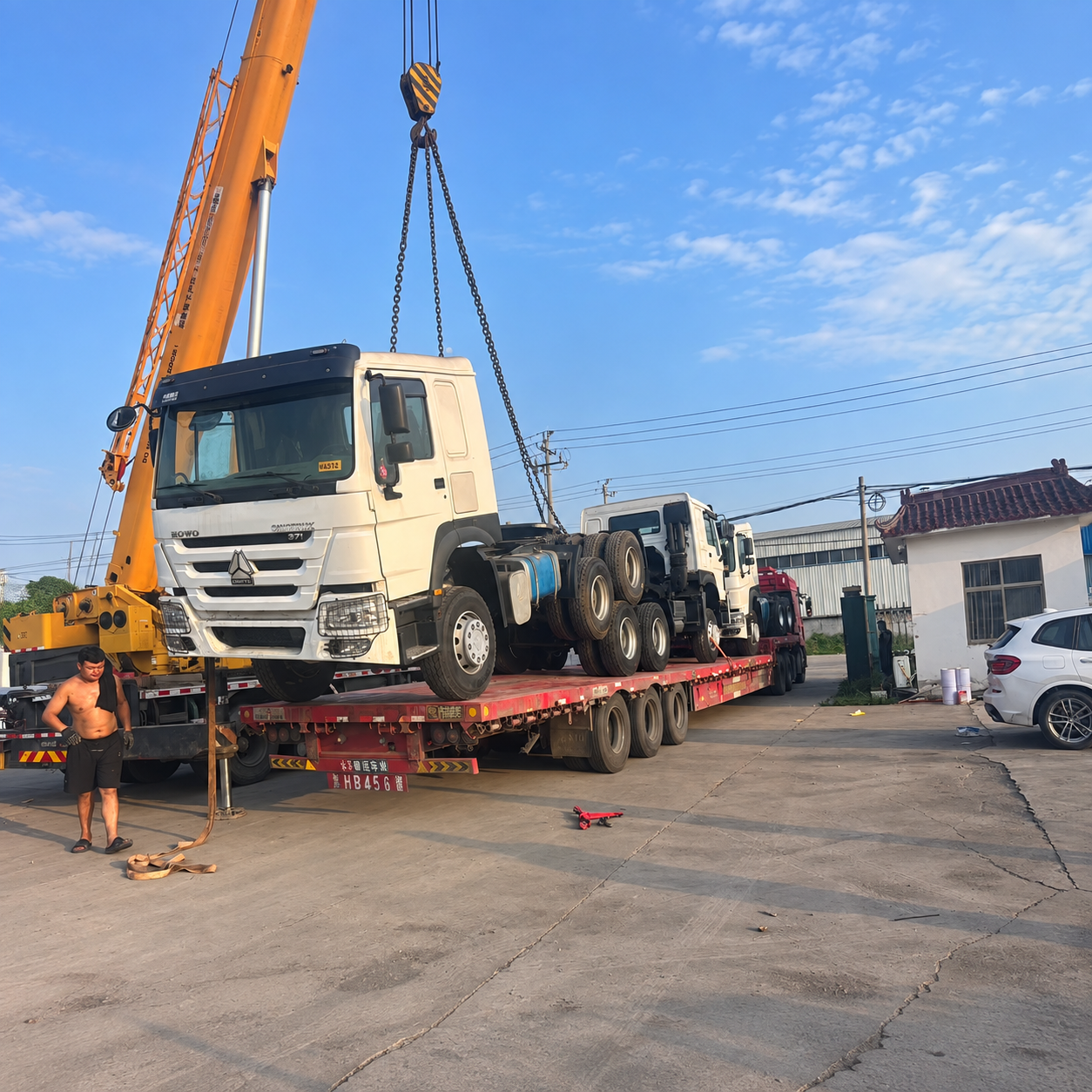  Unit Sinotruk HOWO Tractor Truck and 1 Unit Fuel Tanker Truck